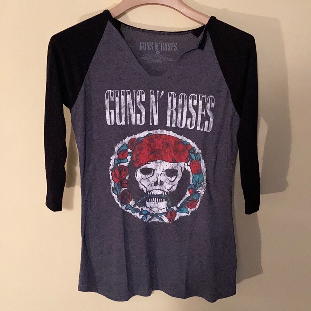 Guns and Roses Baseball T Shirt